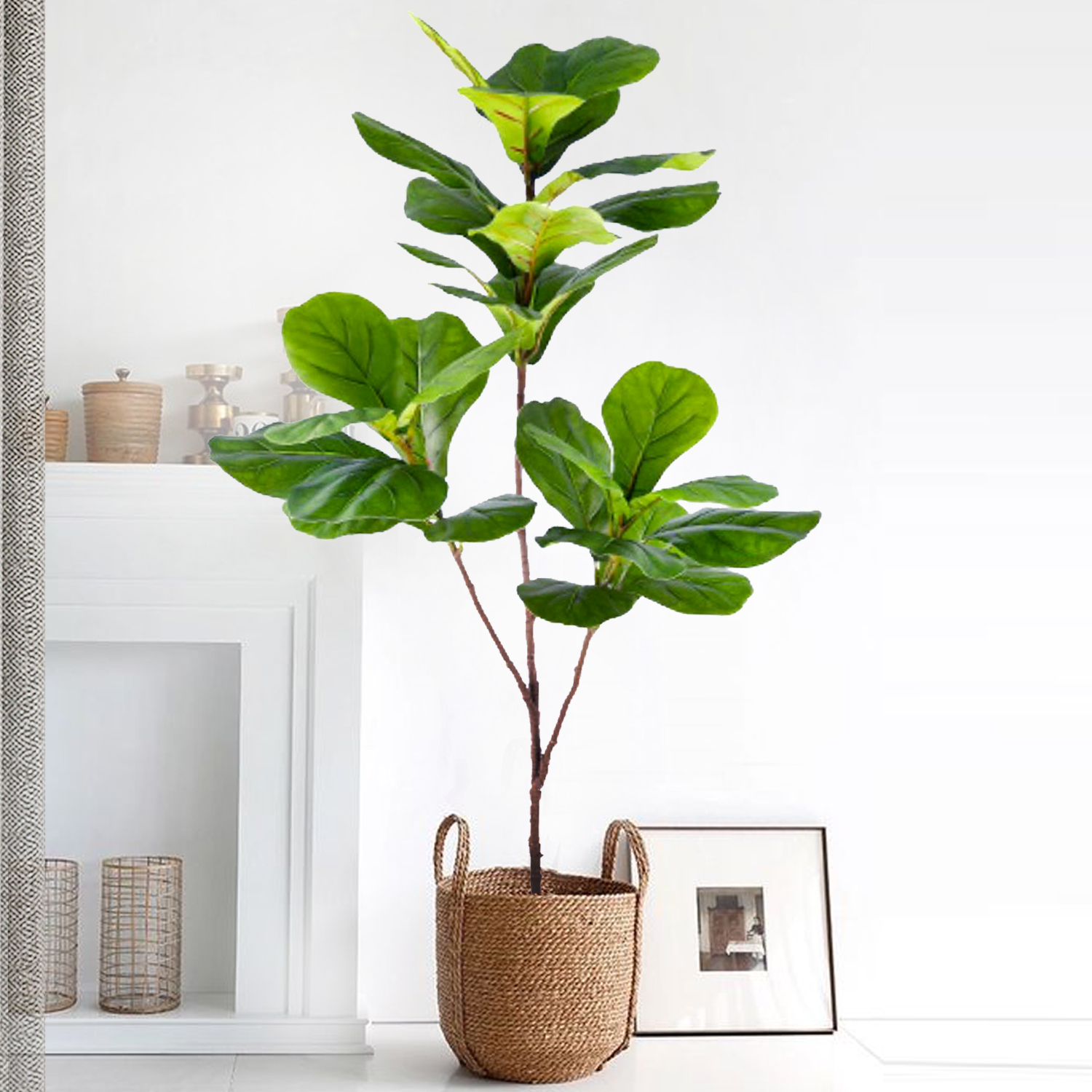 Interior Design Apartment - 45-135cm Artificial Fiddle Leaf Fig Tree