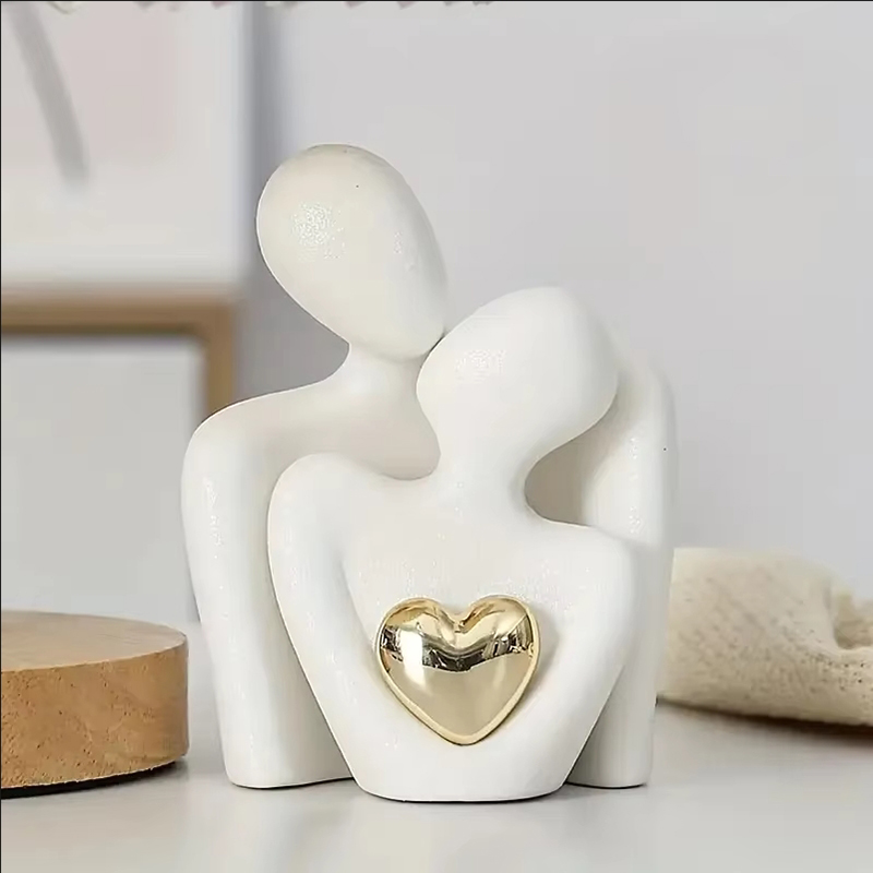 Interior Design Apartment - 1Pc Romantic Love Embrace Statue Ornament