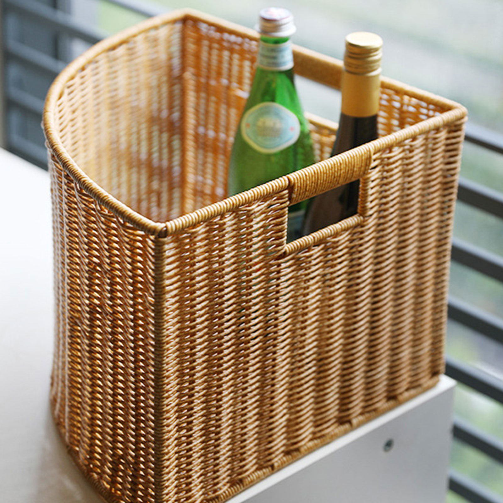 Corner Storage Basket Woven Or - Woven Basket Set のレビューと価格