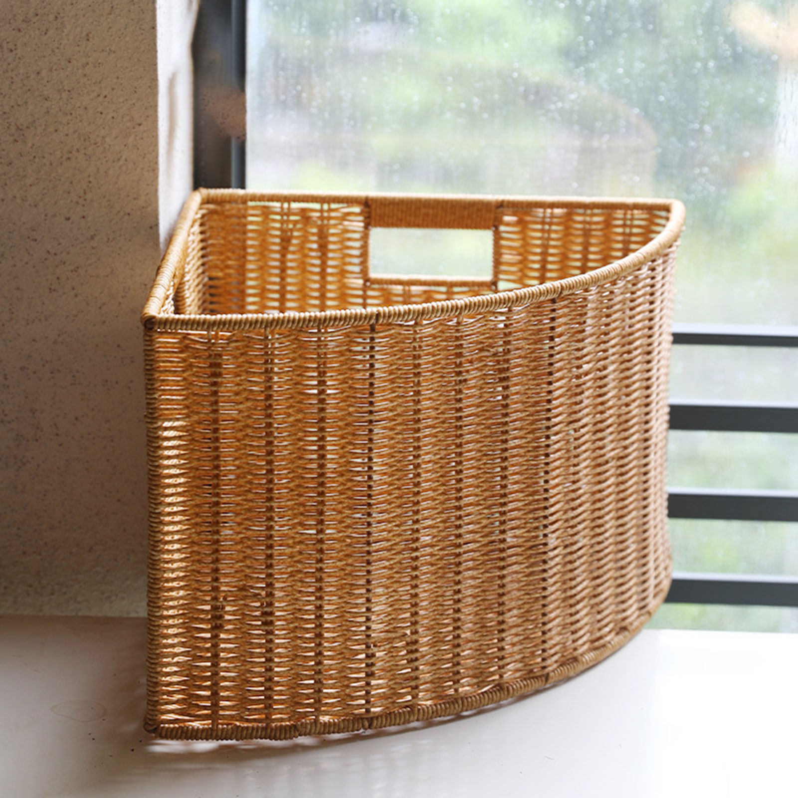 Corner Storage Basket Woven Or - Woven Basket Set のレビューと価格