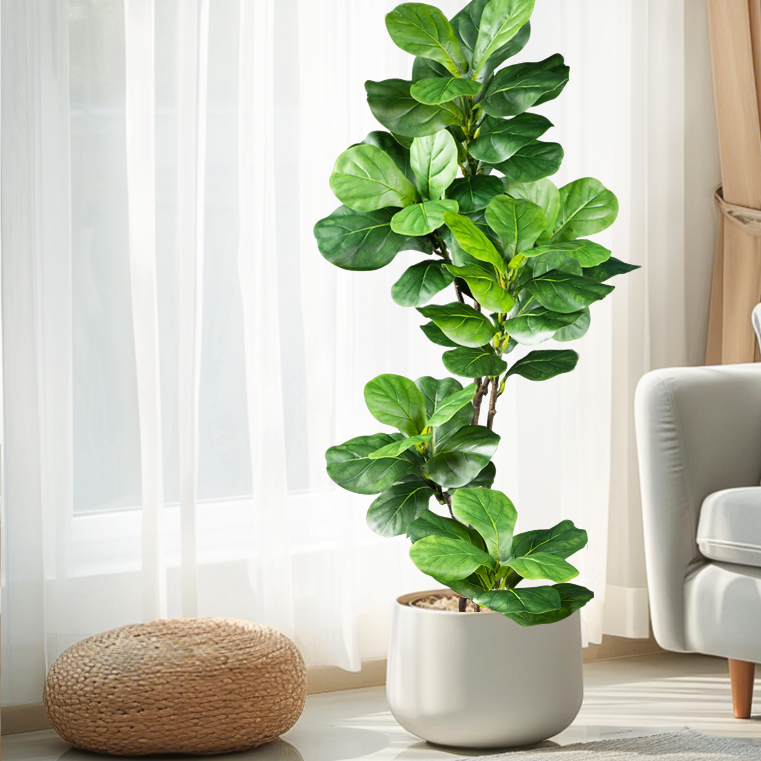 45-135cm  Artificial Fiddle Le - Interior Design Apartment のレビューと価格