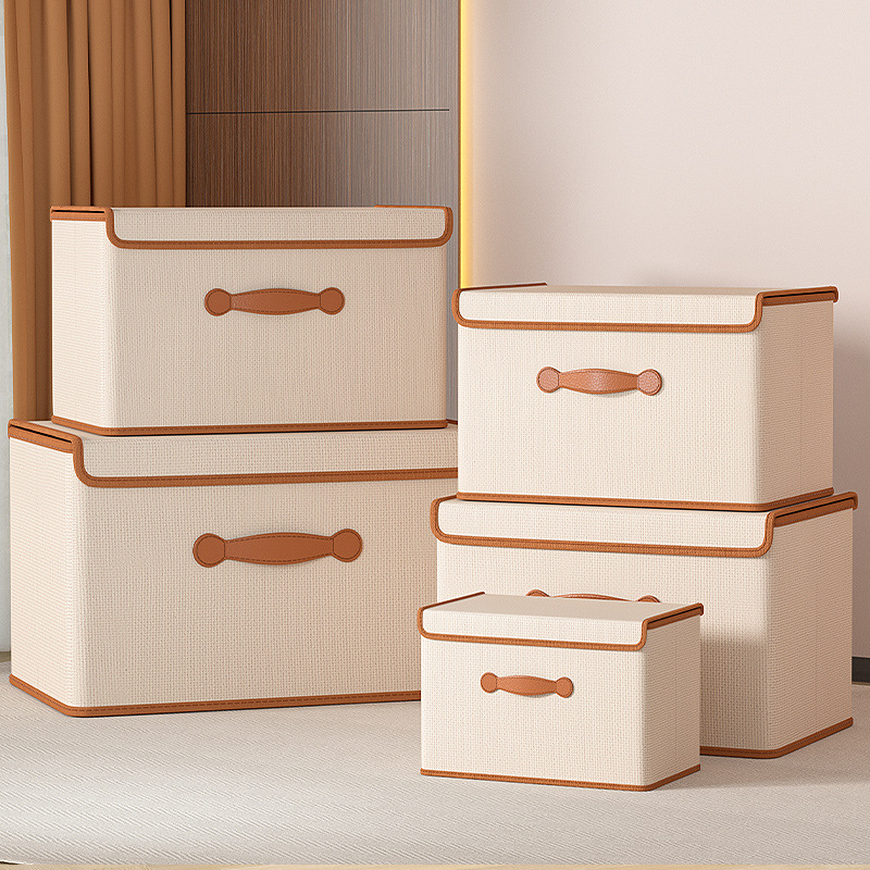 Clothes Storage Box With Lid F - Woven Basket Set のレビューと価格