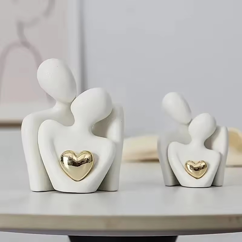 1Pc Romantic Love Embrace Stat - Interior Design Apartment のレビューと価格