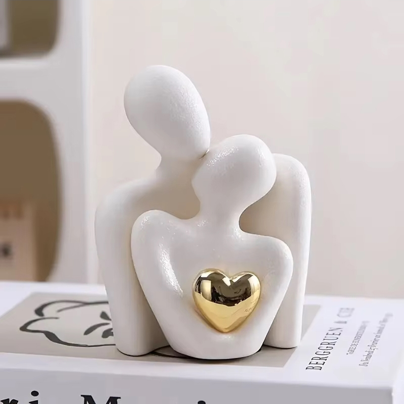 1Pc Romantic Love Embrace Stat - Interior Design Apartment のレビューと価格