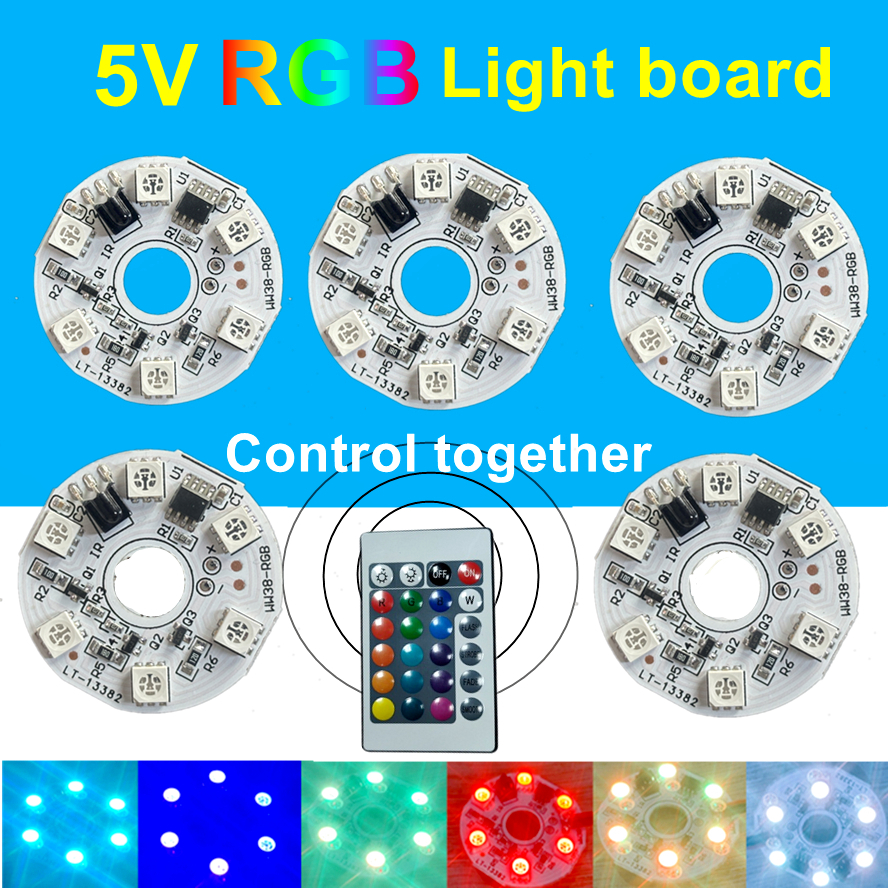 1Set 5V RGB LED Lights Plate L - Interior Design Icon のレビューと価格
