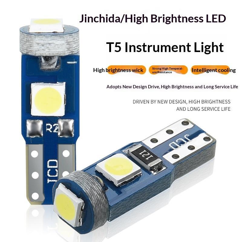 10Pcs T5 Led Bulb Canbus W3W 7 - Interior Design Icon のレビューと価格