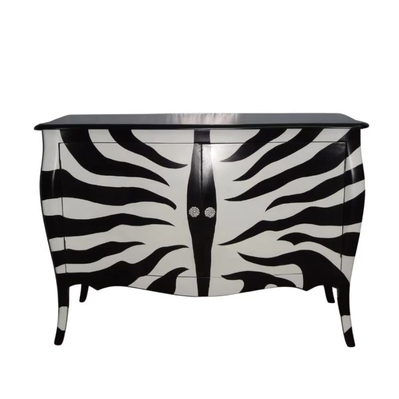 Black and White Zebra Painted  - Interior Design Monochrome のレビューと価格