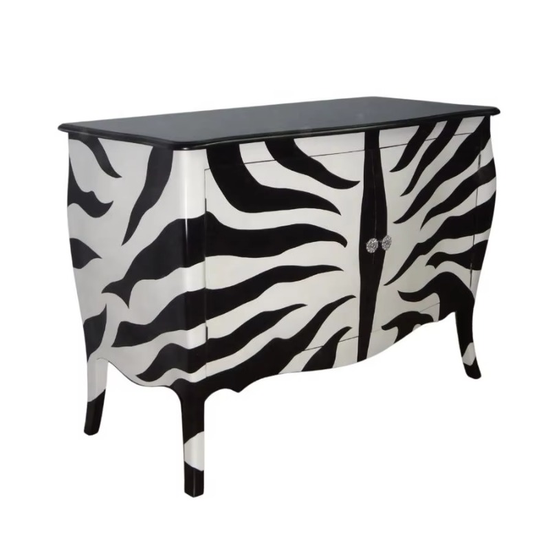 Black and White Zebra Painted  - Interior Design Monochrome のレビューと価格