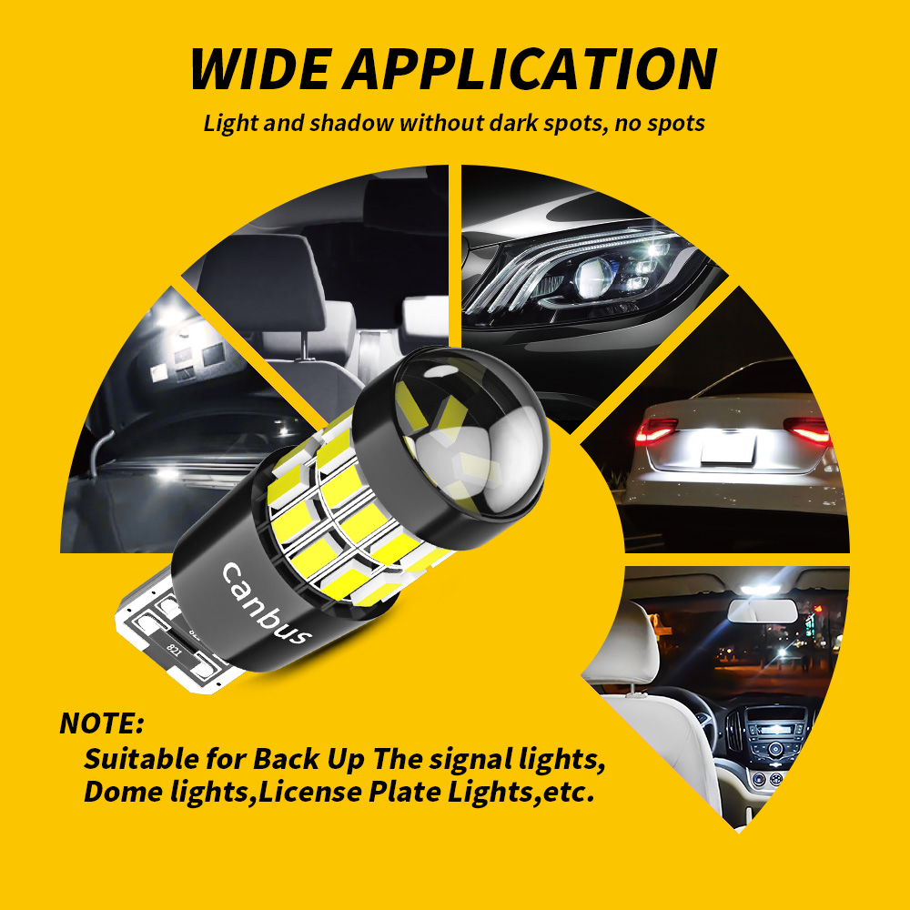 DXZ 2PCS W5W T10 LED Bulbs Len - Interior Design Icon のレビューと価格