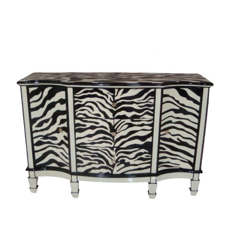 Zebra Painted Kitchen Cabinet  - Interior Design Monochrome のレビューと価格