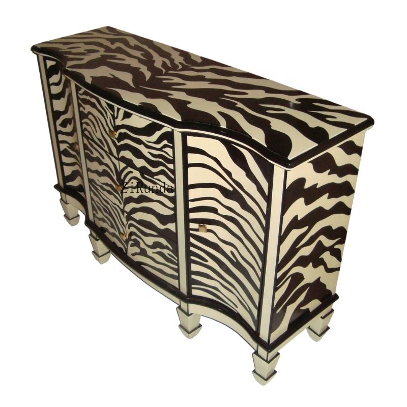 Zebra Painted Kitchen Cabinet  - Interior Design Monochrome のレビューと価格