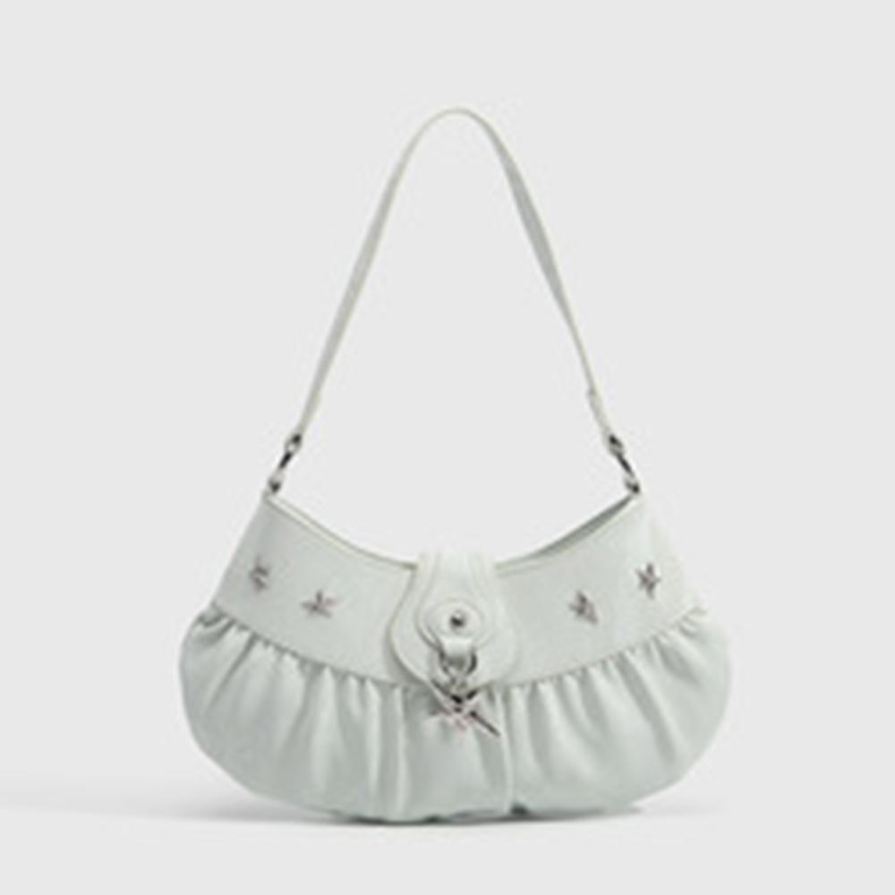 Monochrome Pleated Shoulder Ba - Interior Design Monochrome のレビューと価格