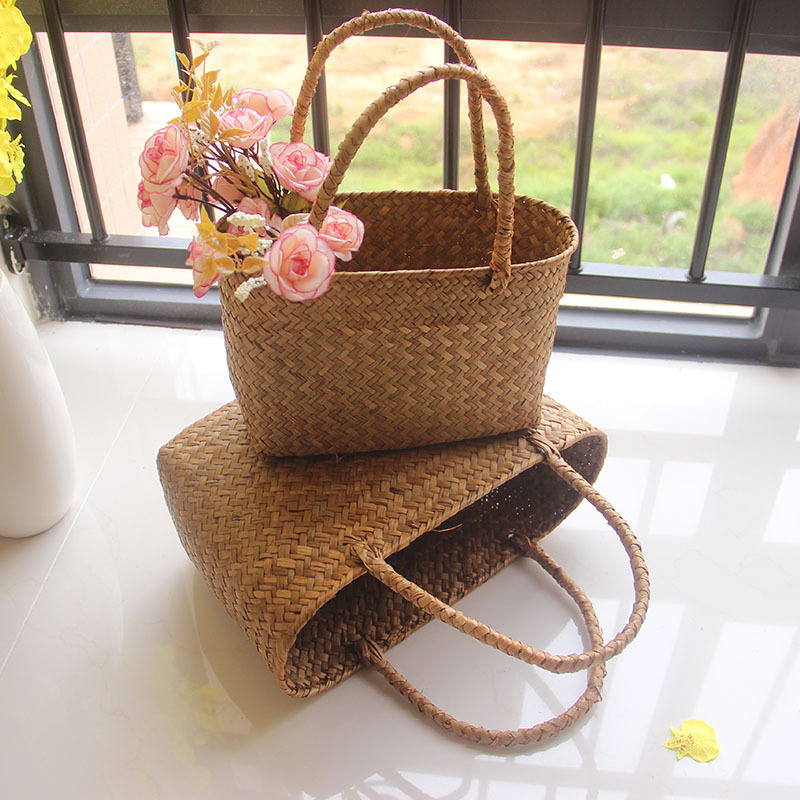 Seaweeds Woven Basket Flower B - Woven Basket Set のレビューと価格