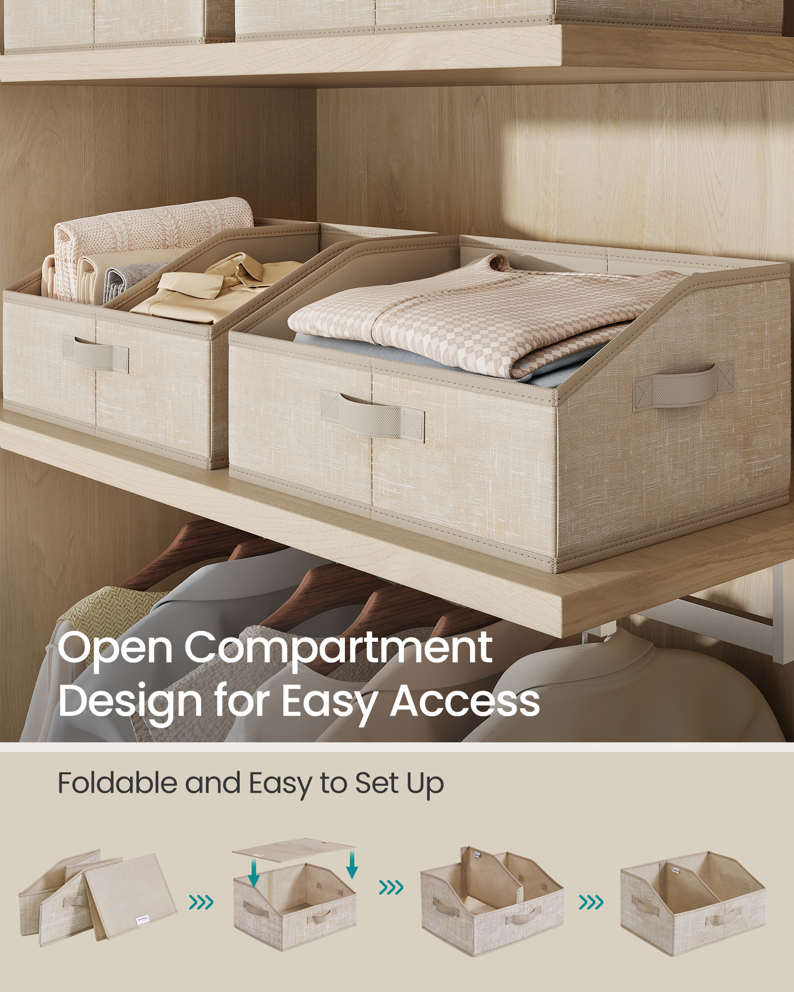SONGMICS Set of 6 Storage Bask - Woven Basket Set のレビューと価格