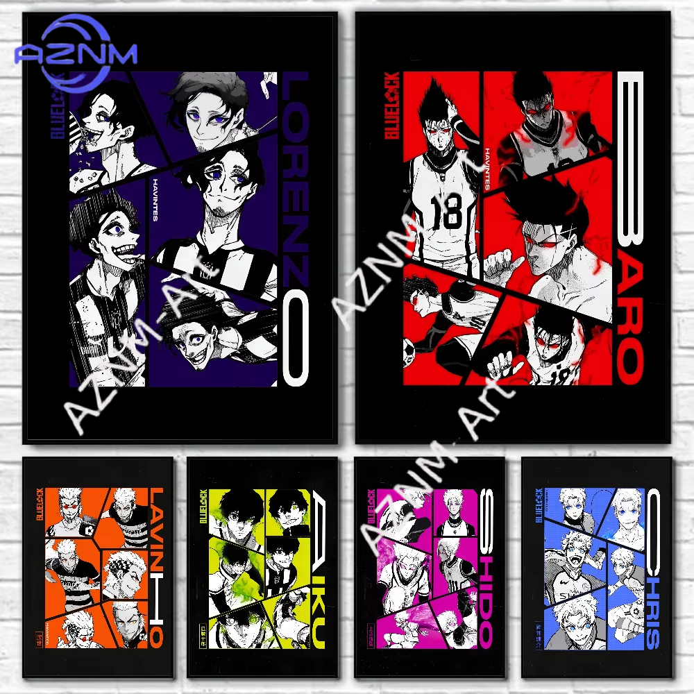 Anime Blue Lock Poster Poster  - Interior Design Apartment のレビューと価格