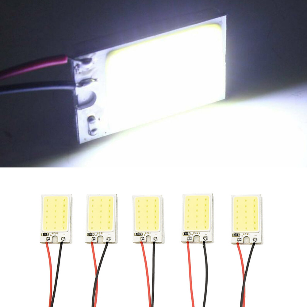 5pcs White COB 18 LED Chips Pa - Interior Design Icon のレビューと価格