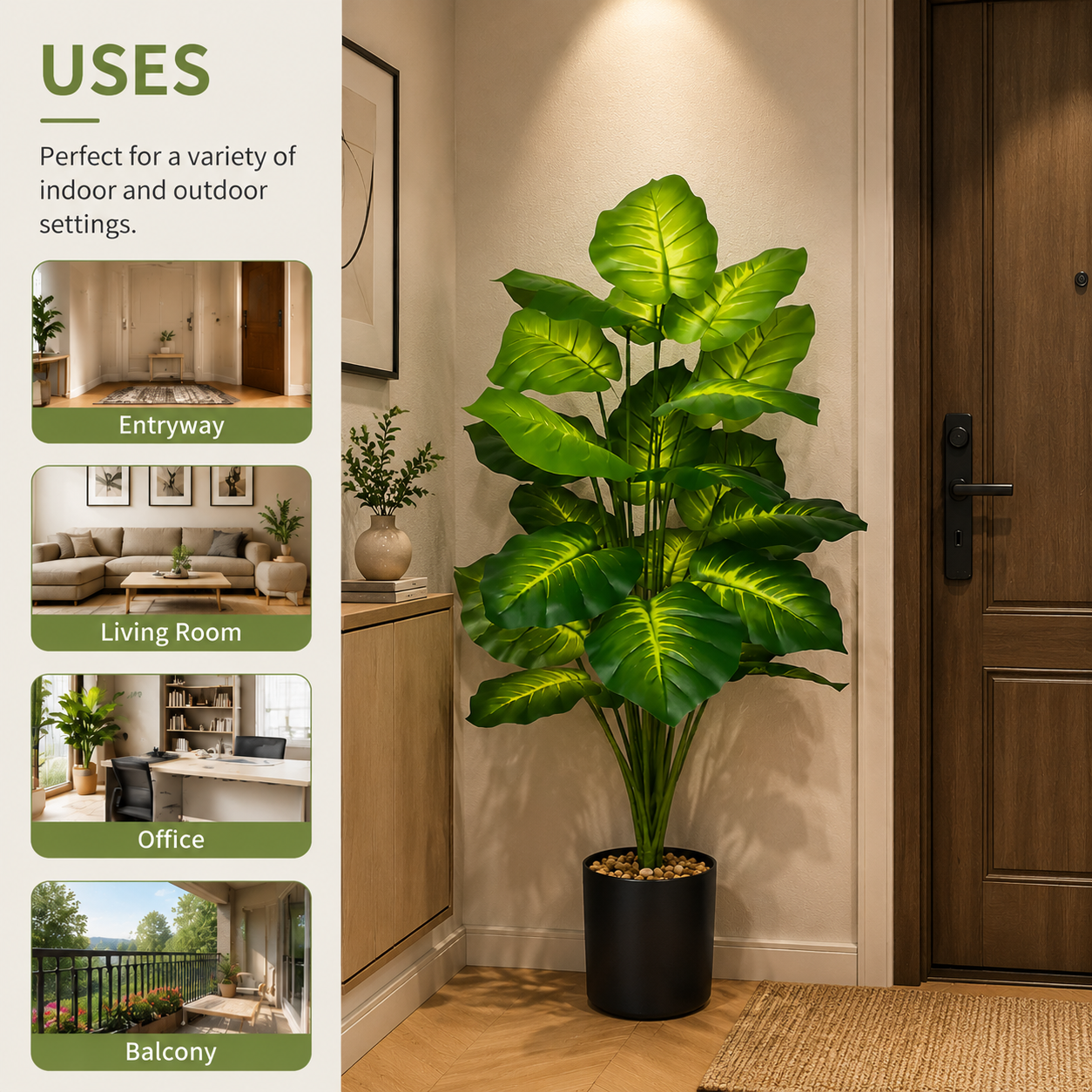 85cm Artificial Pothos Plants  - Interior Design Apartment のレビューと価格