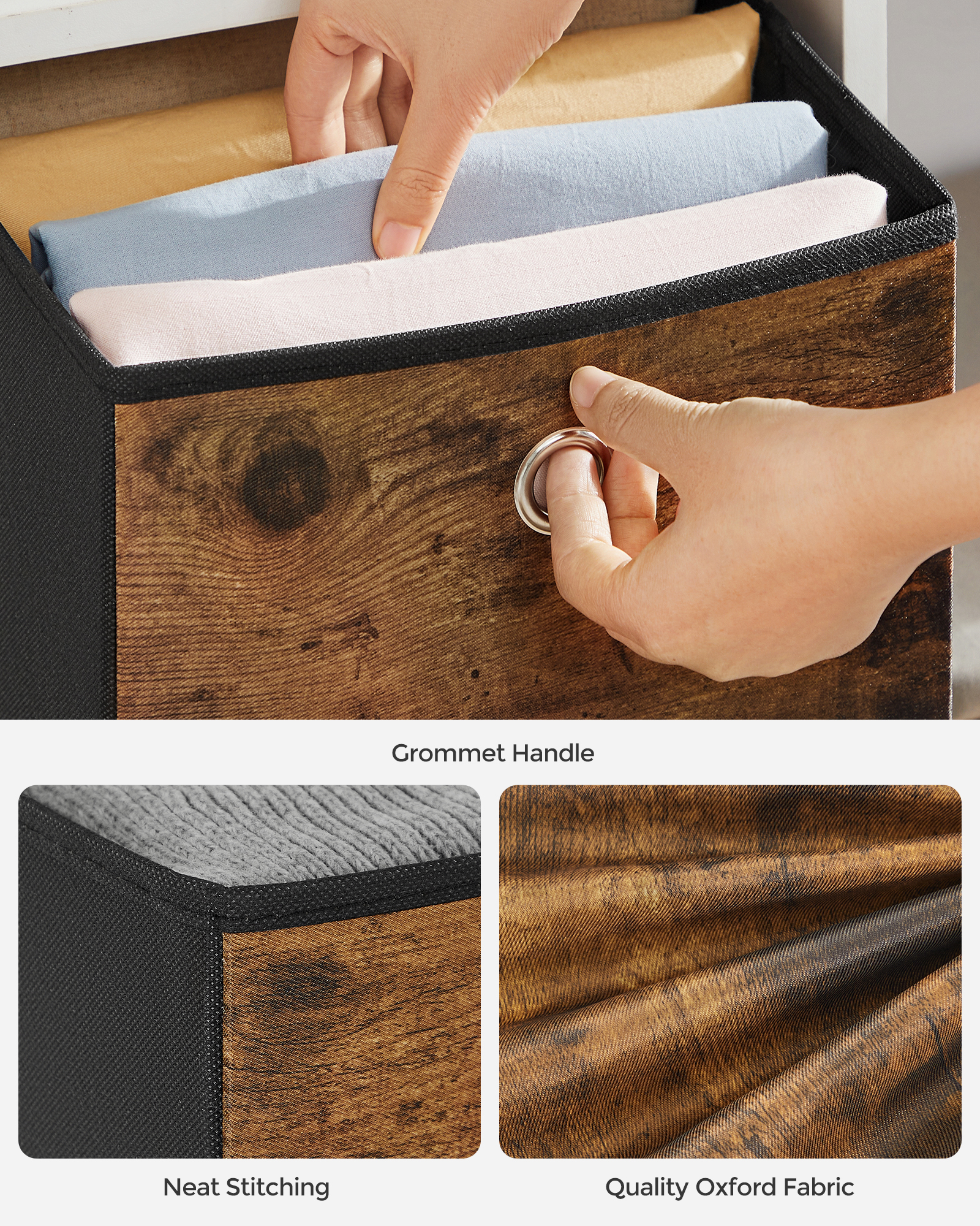 SONGMICS Storage Cubes, Set of - Woven Basket Set のレビューと価格