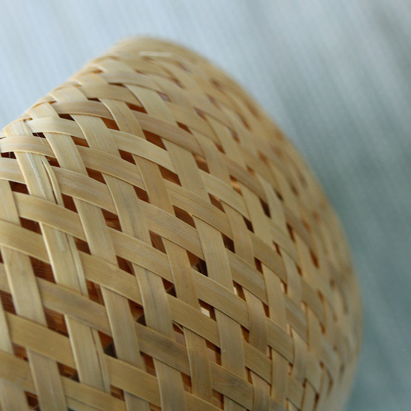 Bamboo woven small basket doub - Woven Basket Set のレビューと価格