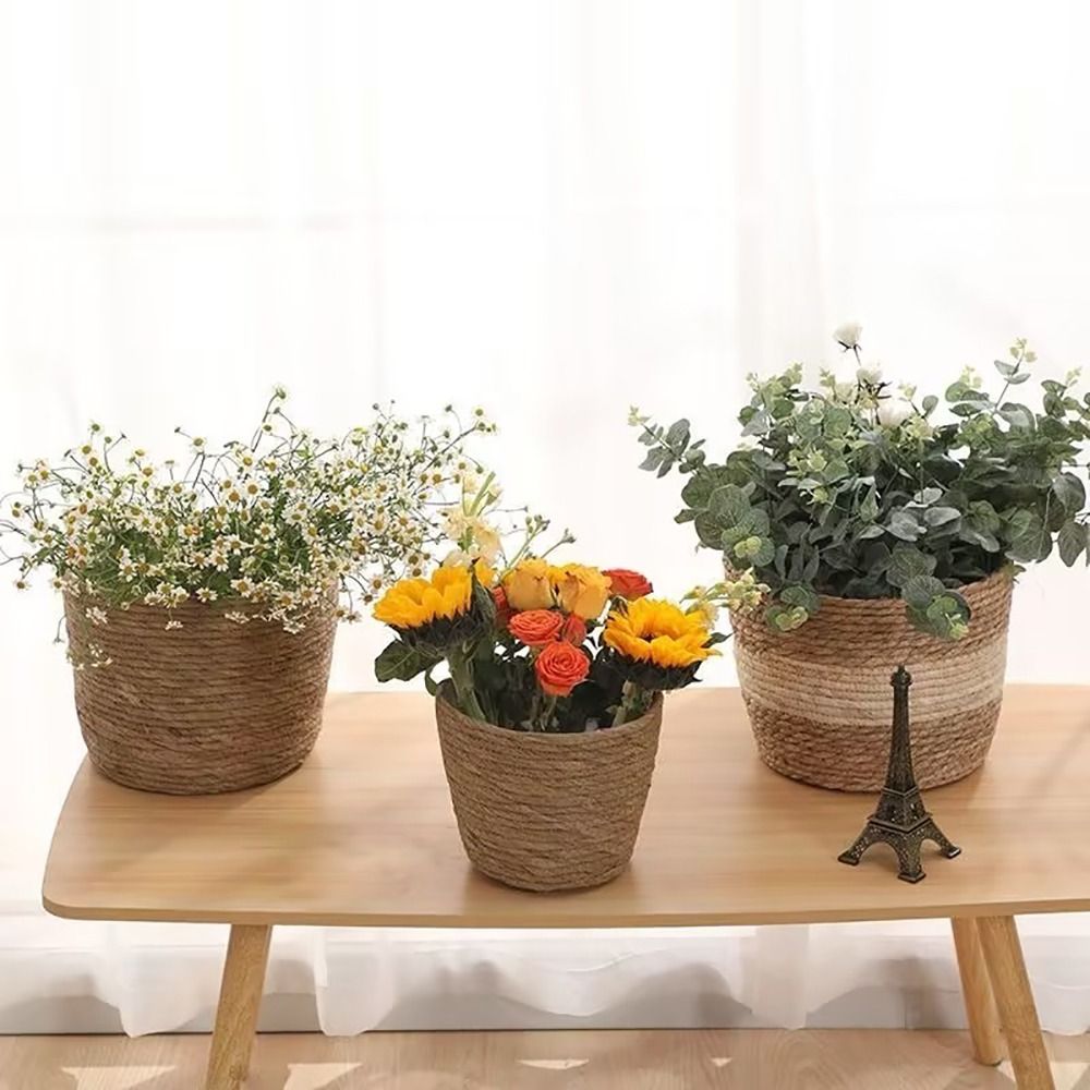 1Pcs Planter Basket Flower Pot - Woven Basket Set のレビューと価格