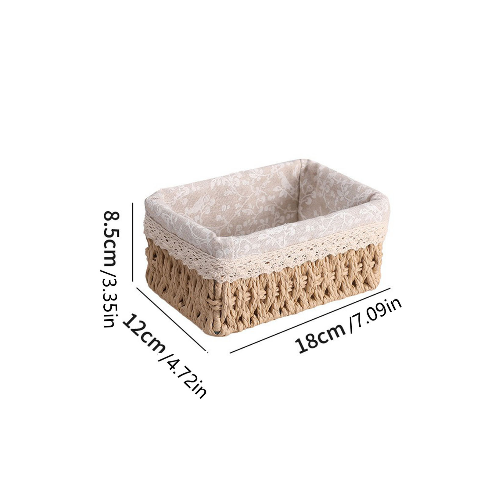 Woven Storage Basket Bedroom D - Woven Basket Set のレビューと価格