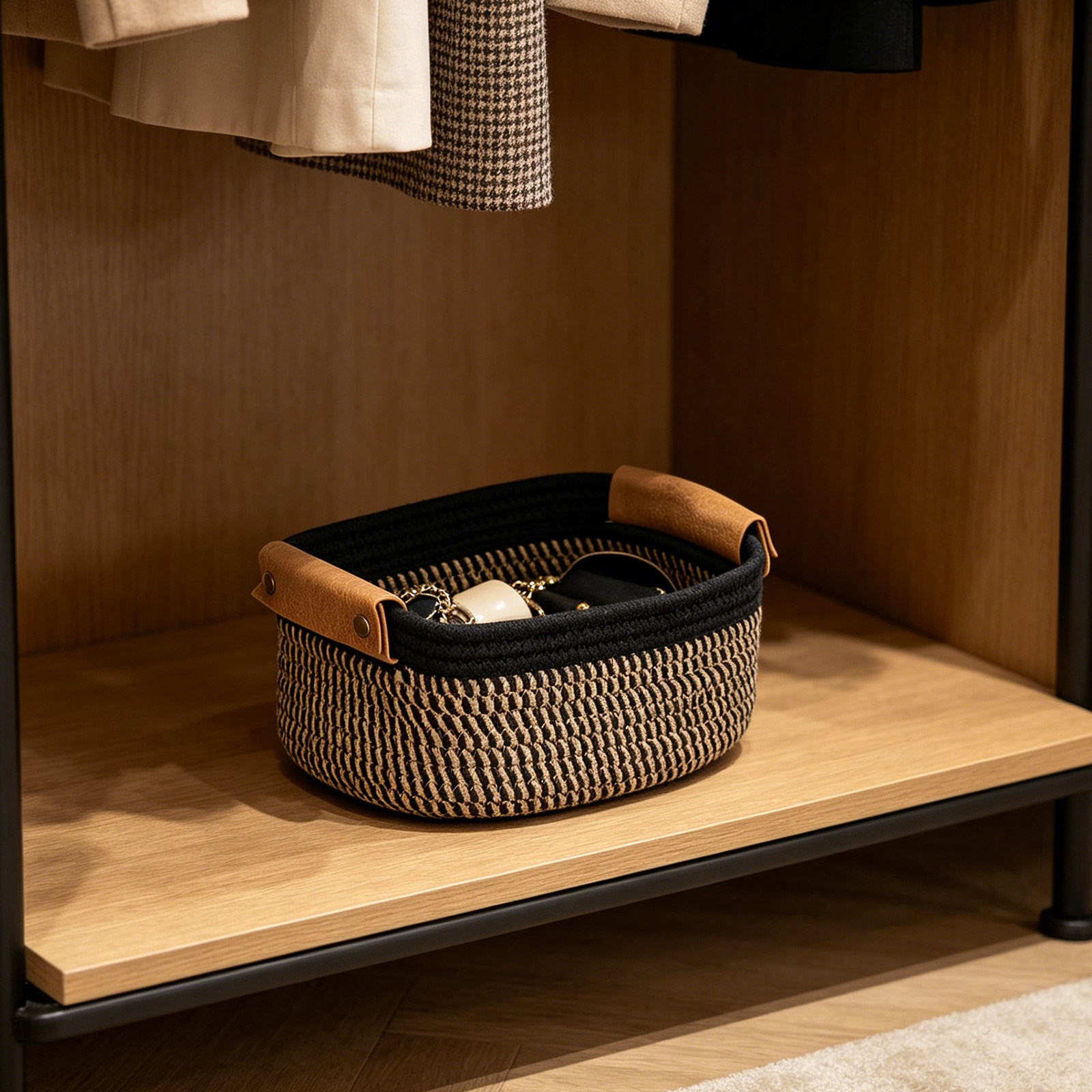 5Pcs Cotton Rope Woven Storage - Woven Basket Set のレビューと価格