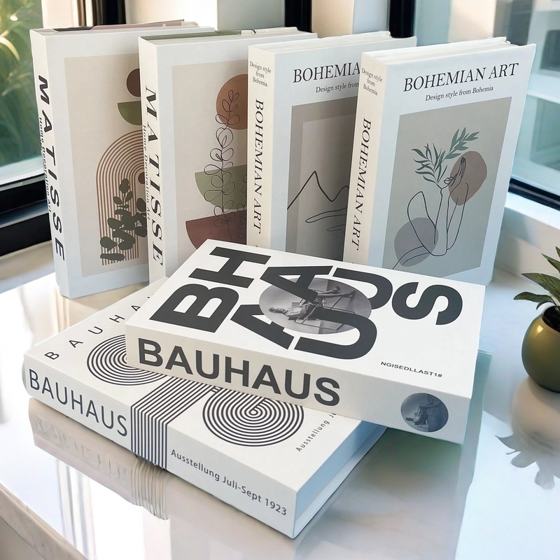 Boho Monet Decorative Books Lu - Interior Design Apartment のレビューと価格