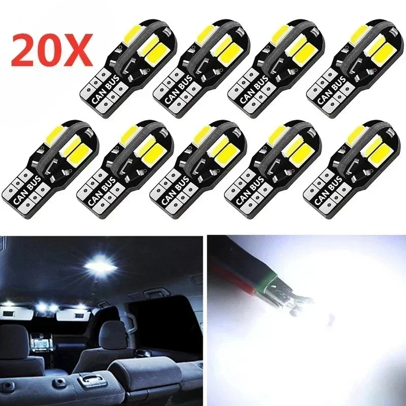 10/20PCS W5W T10 LED Bulbs Can - Interior Design Icon のレビューと価格